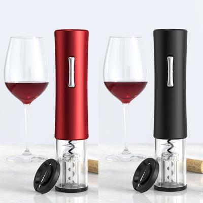 China Professional Plastic Household Wine Bottle Opener Sublimation Battery Operated Electric Wine Opener In Box for sale