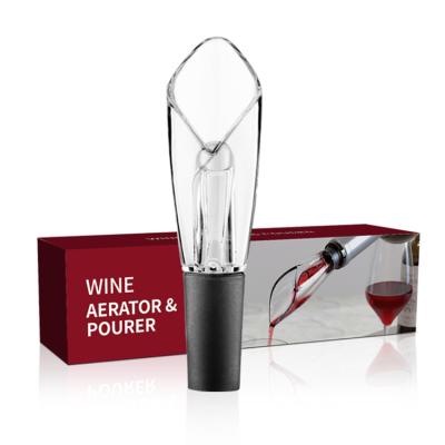 China Plastic Cheap Price Plastic Wine Pourer Wine Aerator Plastic Pourer As Wine Gift for sale