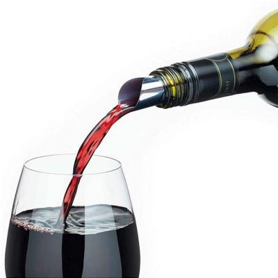 China Promotion Custom Logo Wine Drop Stops Disk and wine pourer for promotion for sale