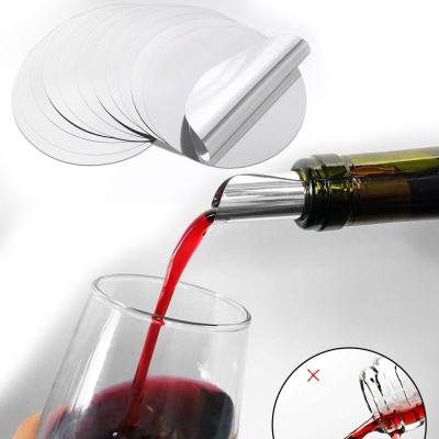 China CLASSIC Custom Wine Bottle Accessories Drop Stop Win Premium Disc Pourer and Drip Proof Drop with Logo for sale