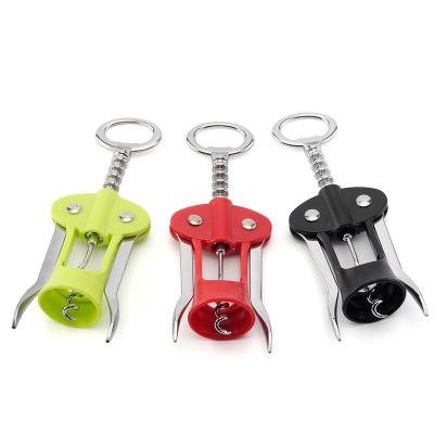 China Convenient and easy to operate premium butterfly wine bottle corkscrew wing-shaped opener and beer opener as a bar tool for sale