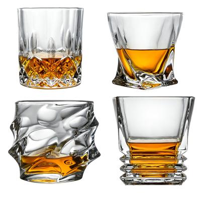 China Western Classic Whiskey Engraved Glass Mug for sale