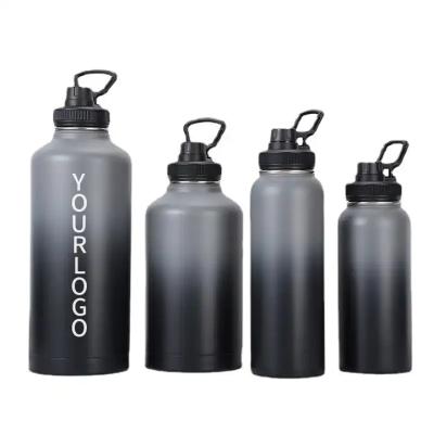 China PORTABLE Outdoor Large Capacity 20oz Portable Space Kettle 304 Stainless Steel Vacuum Water Bottle Custom Vacuum Bottle With Handle for sale