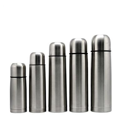 China PORTABLE Custom Bullet Flasks Steel Bottle Vacuum Insulated Steel Vacuum Thermal Insulation Water Bottle for sale