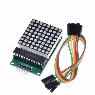 China MAX7219 8*8 5V Max7219 Dot Matrix Module Microcontroller Display Module MCU LED Display Driver Dot Matrix Module for sale