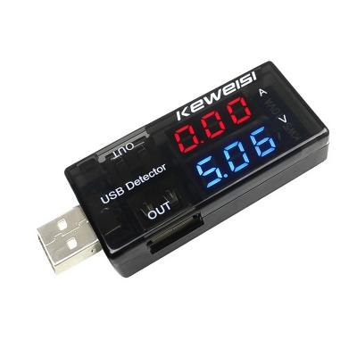 China USB Current and USB Electronic Voltage Detector Kit DIY USB Voltage Tester Tabletop Voltage Meter Tester Electronic Double Current Tester for sale