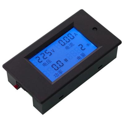 China PZEM-021 Current Meter PZEM-031 DC6.5-100V 20A Single Phase Voltage Watt Energy 80-260V 20A 4in1 Digital AC Ammeter Voltmeter for sale