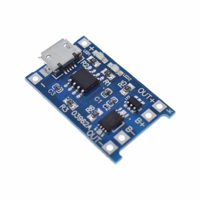 China 5V 1A Micro USB 18650 Dual Functions TP4056 Tp4056 Lithium Battery Charging Board Module+Protection Lithium Battery Charging Module for sale