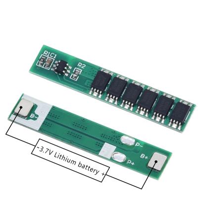 China 1S 12A 3.7V Li-ion 6MOS BMS PCM Battery Protection Board PCM For 18650 Lithium Lion Battery 1S AM Board for sale