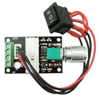 China 3A PWM Controller Speed ​​Adjustable DC 6V 12V 24V 28V DC Motor Driver Forward Reverse Switch 3A pwm Speed ​​Controller DC Motor Speed ​​Motor for sale