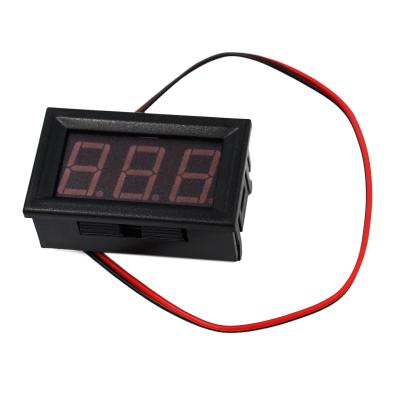 China 0.56 Inch LED Voltage Meter AC30-500V Reverse Connection Protection Digital AC Voltage Meter RED for sale