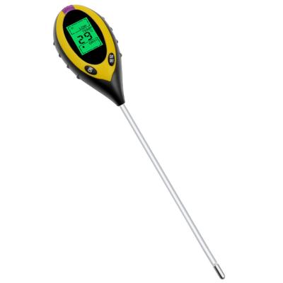 China Soil PH Tester 4 in 1 Moisture Meter Plant Soil Tester Kit with Light Acidity and PH Moisture Tester for Flowers 4 in 1 soil moisture meter for sale