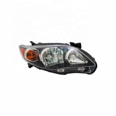 China Black Main Smoke Lamp Headlights For Corolla 2010 2011 2012 Corolla '10' 13 USA Auto Parts for sale