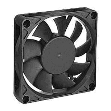 China Factory direct 70*70*15mm black seven leaf 12v dc mini axial fan for cooler for sale