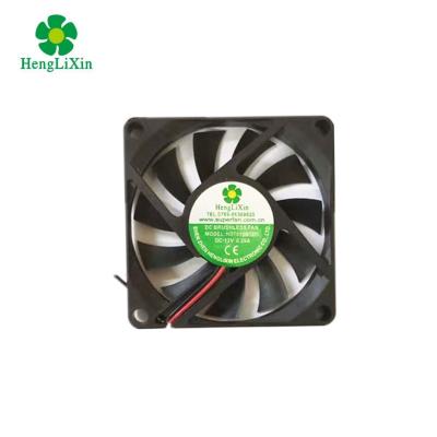 China Hot Selling DC Fans Factory 70mmx70mmx10mm DC Axial Fan Black Color Low Noise Cooler for sale