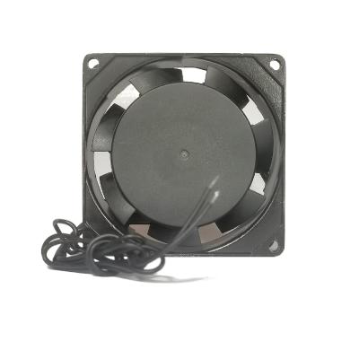 China Building Material Shops Fan Factory Metal Frame 80*80*25mm Sleeve Bearing AC Fan 2000/2800RPM 220~240V for sale