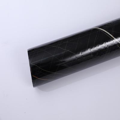 China Not Self-Adhesive PVC film manufacturer 0.12-0.35mm pvc decorative film marbling furniture films for sale