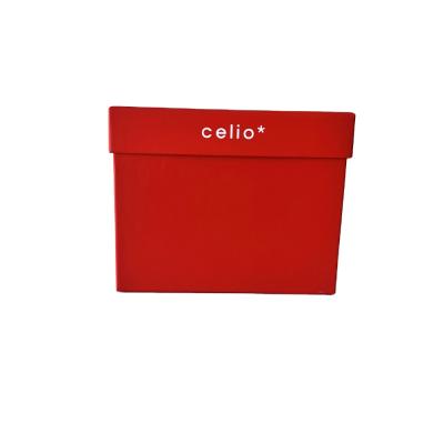 China Beautiful Handmade Square Birthday Red Custom Printed Lid and Plain Paper Small Gift Boxes for sale