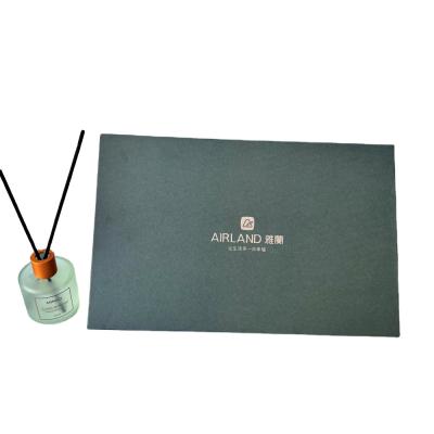 China Handmade Customized Printed Turquoise Bottle Case Custom Gift Boxes For Candle Set Gift Box With Insert Paper for sale