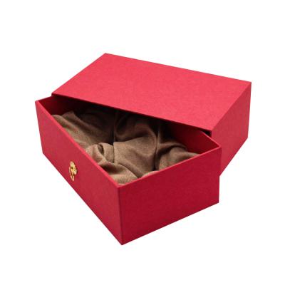 China Handmade All Manufacturer Custom Luxury Logo Cosmetic Product Gift Paper Package Drawer Red Cardboard Box For Gift for sale