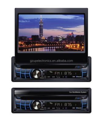 China New Stylish! ! ! Universal Car Multimedia Entertainment 1 Din Car DVD Player with 7