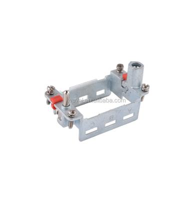 China H10B 3 Modules Automotive Metal Hinged Frames For Heavy Duty Connector , Automotive Connectors Metal Socket for sale