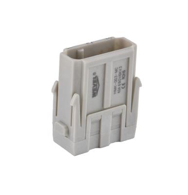 China Power Connector Automotive Plug Module 40A/690V 3pin Crimp Wevel HMK-003 Male Plug for sale