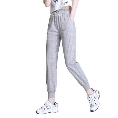 China 2021 Breathable Loose Sweatpants Women Sports Pants High Waist Joggers Wide Leg Streetwear Pants for sale