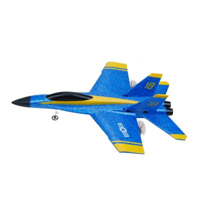 China 2022 Newest Fly Bear Fx-828 Rc Glider 2.4g 2ch F/a-18 Hornet Fighter Strike Rc Glider Rtf Plane Boys Auto Interesting Toy for sale