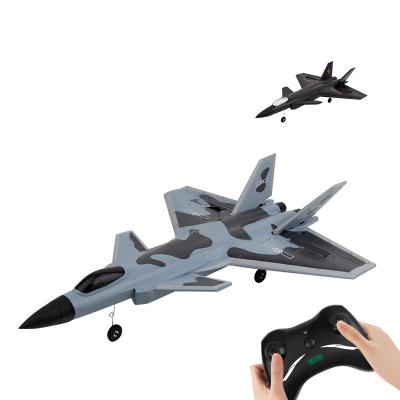 China Two-Way Simulation Auto Return Two-Way Simulation Fighter J-20 Flashlight Rc Remote Control Airplane Toy Jet Fighters Toy With Red And Blue for sale