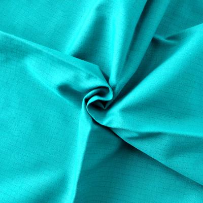 China Grid ESD Woven TC Antistatic Antistatic Fabric For Cleanroom Lab Sewing Coat for sale