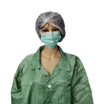 China Working Protection In Stock Cheap ESD Bata Unisex Dust Free Polyester ESD Lab Shirt For Cleanroom for sale