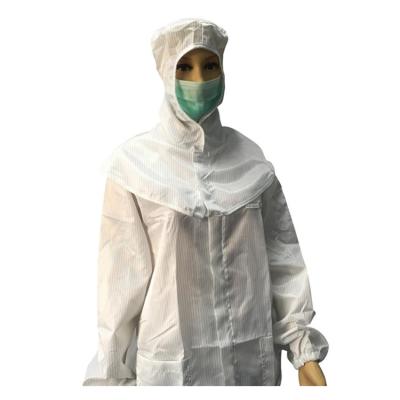 China Work Wear Antistatic ESD Compliance 5mm Scratch ESD Cleanroom Split Suit for sale