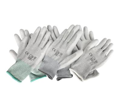 China Wholesale Antistatic Skid Resistance Durable ESD Cleanroom Work PU Hand Gloves for sale