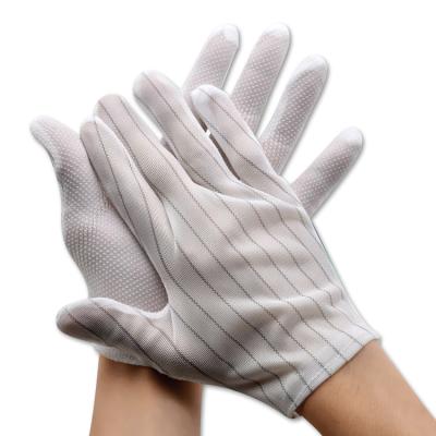 China Factory Price Cleanroom ESD Anti-Slip Dust Proof Anti-Static Gloves for sale