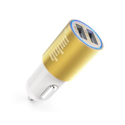 China Brand Gift Electronic USB Car Charger On Mobile Phone Car Tablet/Camera/MP3/Promotional Mobile Phone Accessories 5v 2.1a Dual for sale