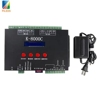 China Offline 8 poorten K-8000C LED-controller programmeerbaar voor intelligente verlichtingsoplossing Te koop