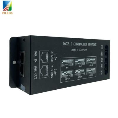 China verbind DMX512 console controller H807DMX 1024 pixel DMX SPI decoder Te koop