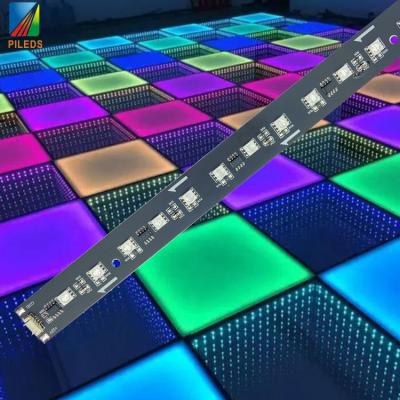 China 380*20mm Customizable RGB Strips Control Board for Interactive 3D LED Dance Floor for sale