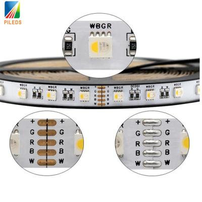 China 4 Colors in 1 chip RGB+CCT LED Strip smd 5050 60led/m DC 12V 24V RGB CW WW RGBW RGBWW flexible Tape Light for sale