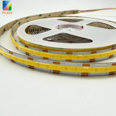中国 CCT調節可能 624led/m LED コブストライプライト 柔軟 5mm 8mm 10mm 14W/M 双色温度12V 24V COB LEDストライプ 販売のため