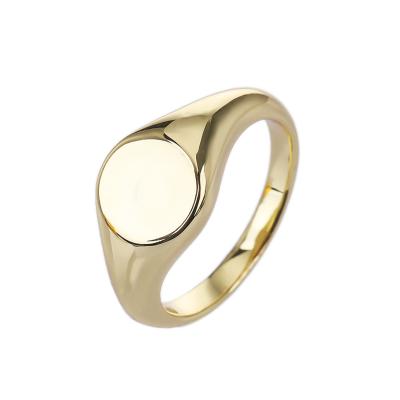 China CLASSIC Top Selling Free Engraving Fine Jewelry Rings 18K Rose Gold Plated Simple Fashion Design For Women for sale