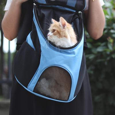 China Copper Pet Carrier For Small Dogs Cats Travel Friendly Breathable Outdoor Expandable Dog Cat Carrier Backpack Folding Pet Carrier for sale