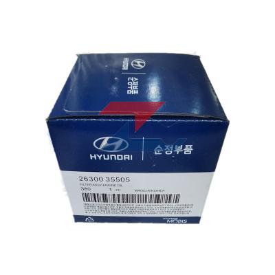 China oil filter 2630035500 for Hyundai Kia Ix 35 for sale