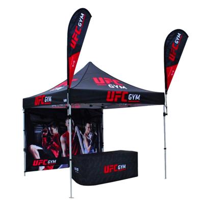 China Outdoor Waterproof Outdoor Waterproof Trade Show Tent Display Tension Fabric Display Hangers Aluminum Tent for sale