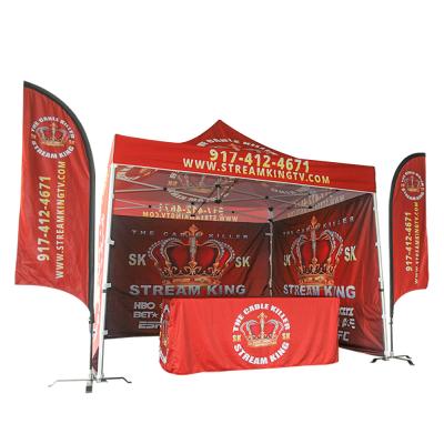 China Outdoor Adversting 50*50mm Outdoor Custom Profile Display Tension Fabric Event Gazebo Canopy Aluminum Tent for sale