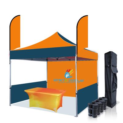 China Custom Outdoor Display Canopy 10x10 Tent Retail Trade Show Tent For Advertising Outdoor Display Events for sale