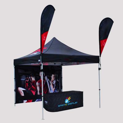 China Outdoor Custom Waterproof Aluminum Display 4*4m Canvas Tent Sight Fabric Trade Show Tent For Outdoor Events for sale