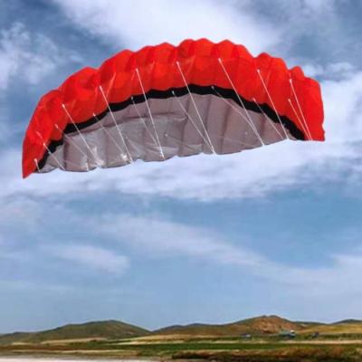 China Custom Power Kite Paraglider Parachute Entertaiment Twin Line Inflatable Kite for sale