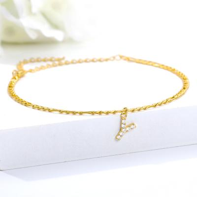 China Fashion Factory Wholesale Stainless Steel Adjustable Anklet Chains Jewelry For Women for sale